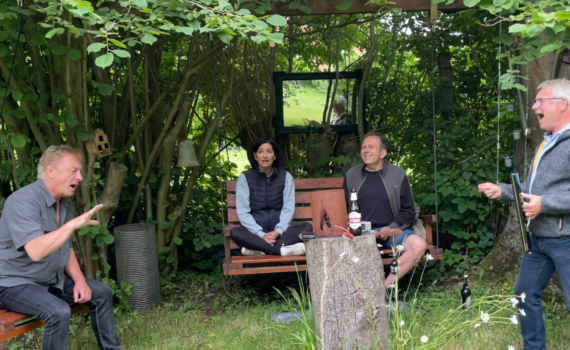 Gartenprobe im Juni 2021